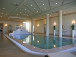 Indoor pool with whirlpool section